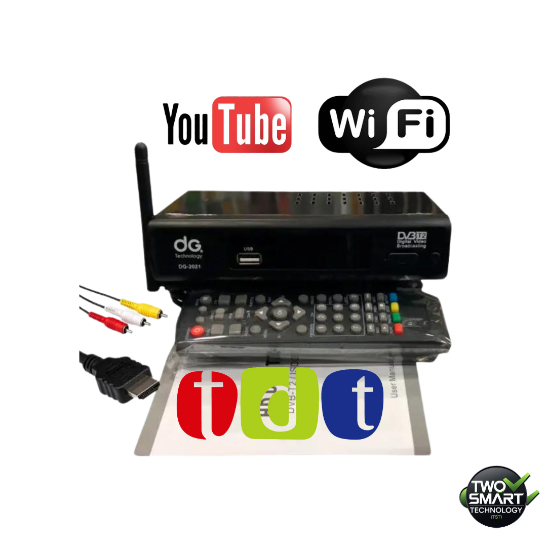 Decodificador TDT DvB2 wifi + Dolby